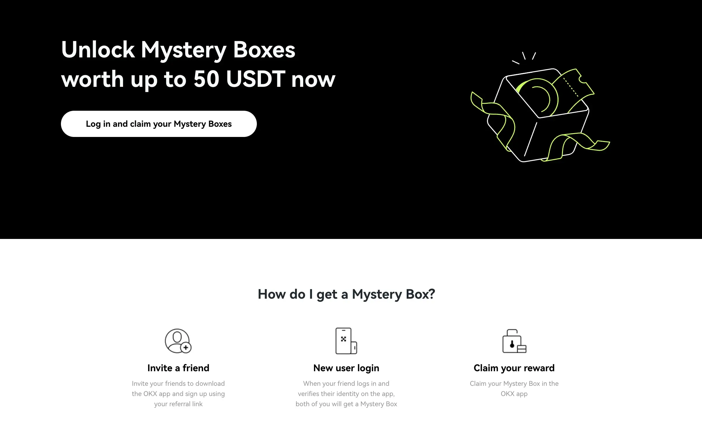 6. OKX - Get a Free Mystery Box Worth Up to 50 USDT