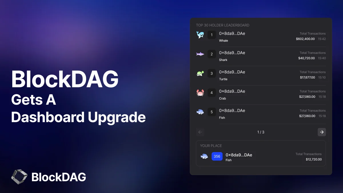BlockDag Gets a dashboard UPGRADE
