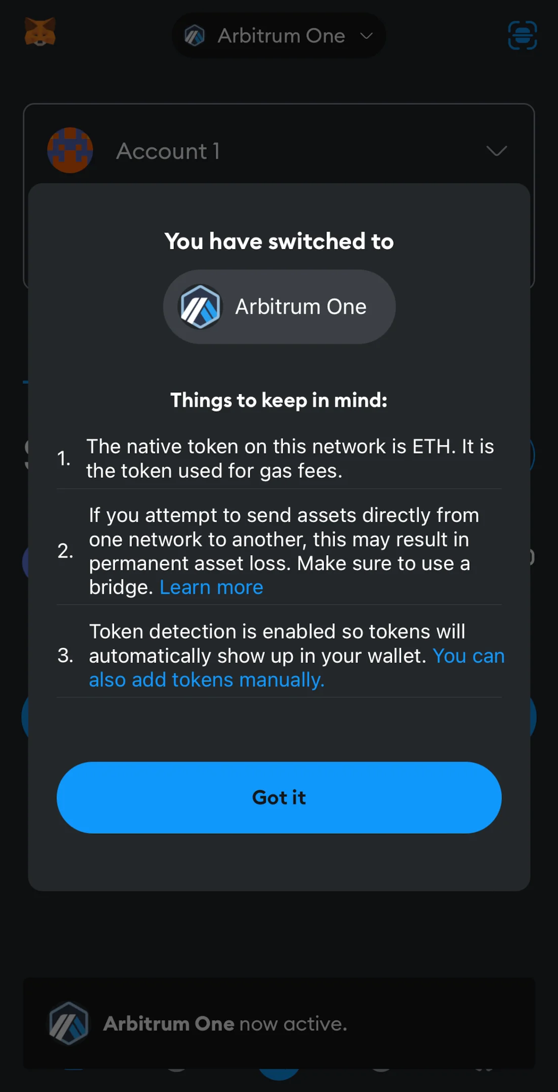 Como adicionar Arbitrum ao MetaMask?