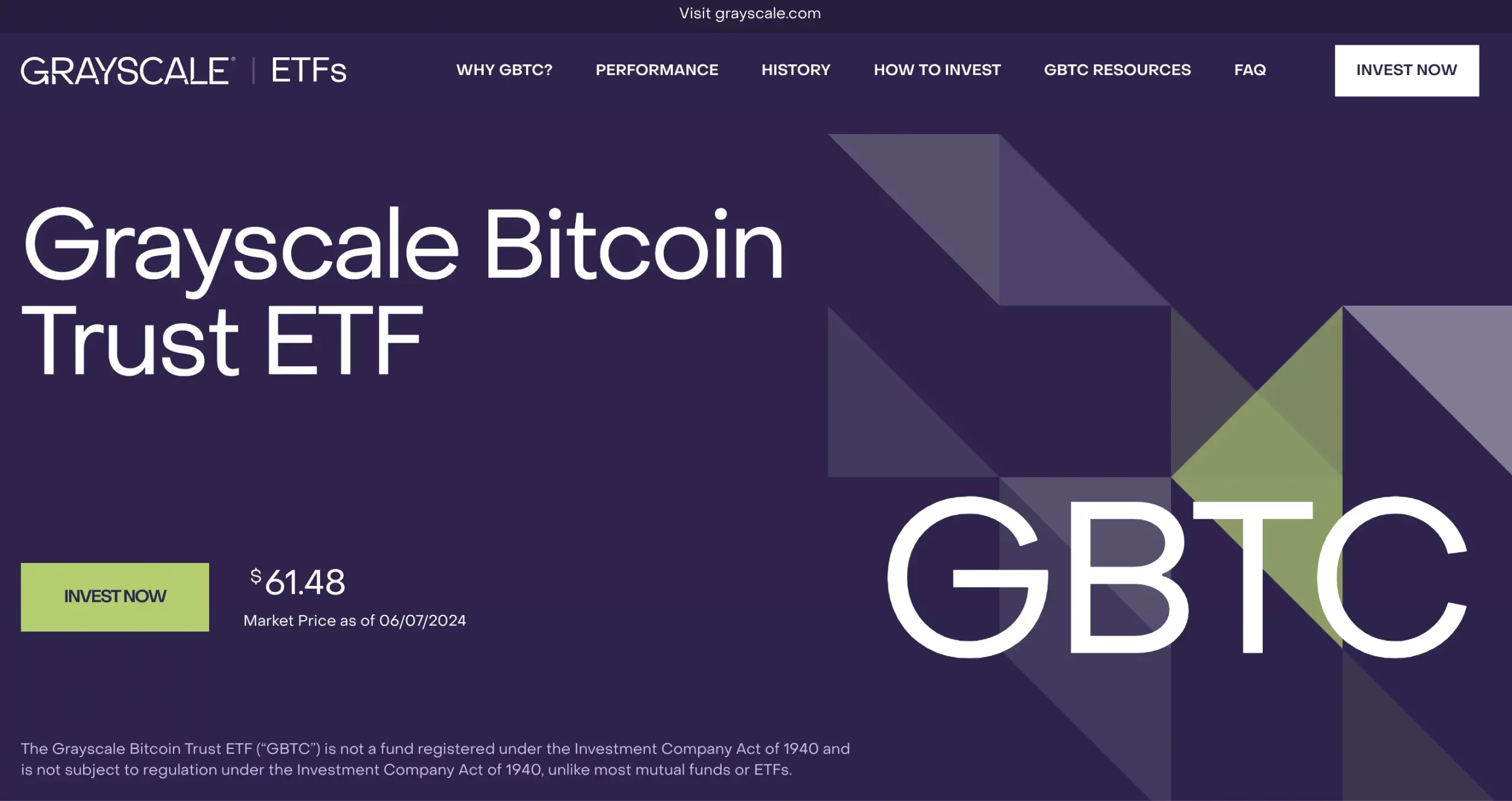 Best Bitcoin ETF - Grayscale Bitcoin Trust