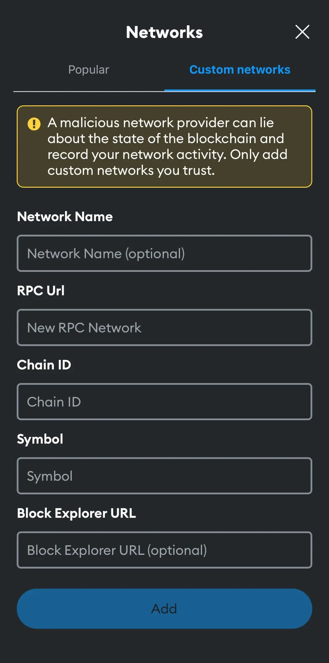 Networks Custom