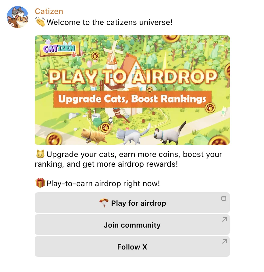 Catizen Universe - Play to airdrop