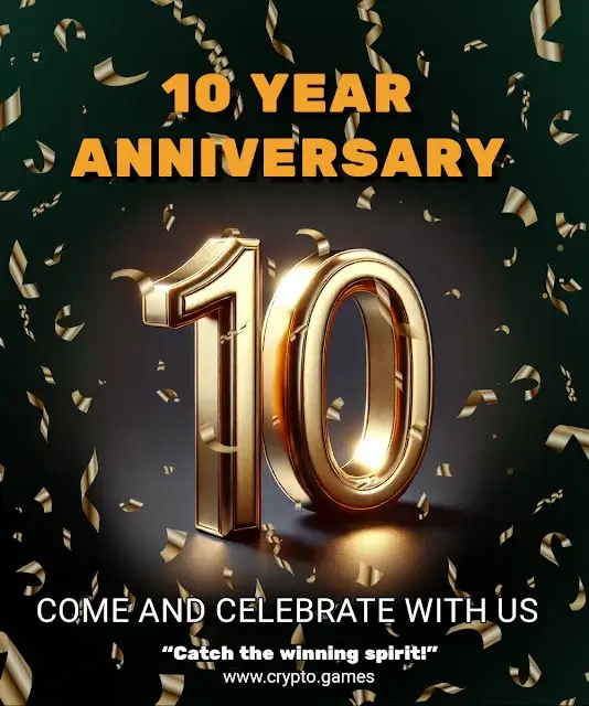 CryptoGames is turning 10!  