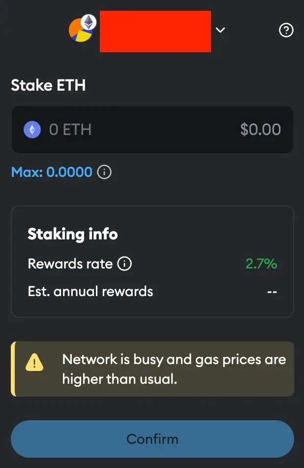 Step 5. Stake Your ETH