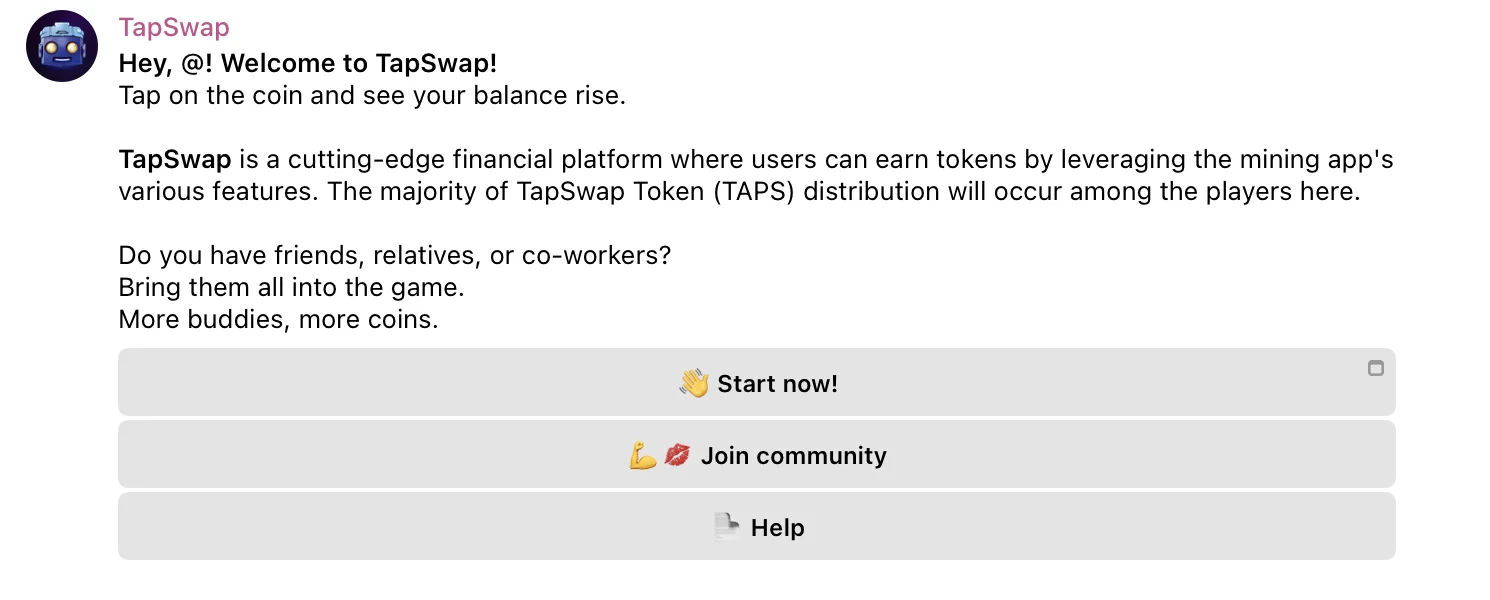 TapSwap Telegram Game