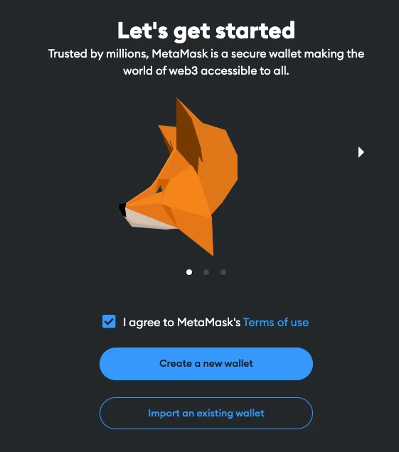 Step 1. Download and Create a MetaMask Wallet or Import an Existing Wallet