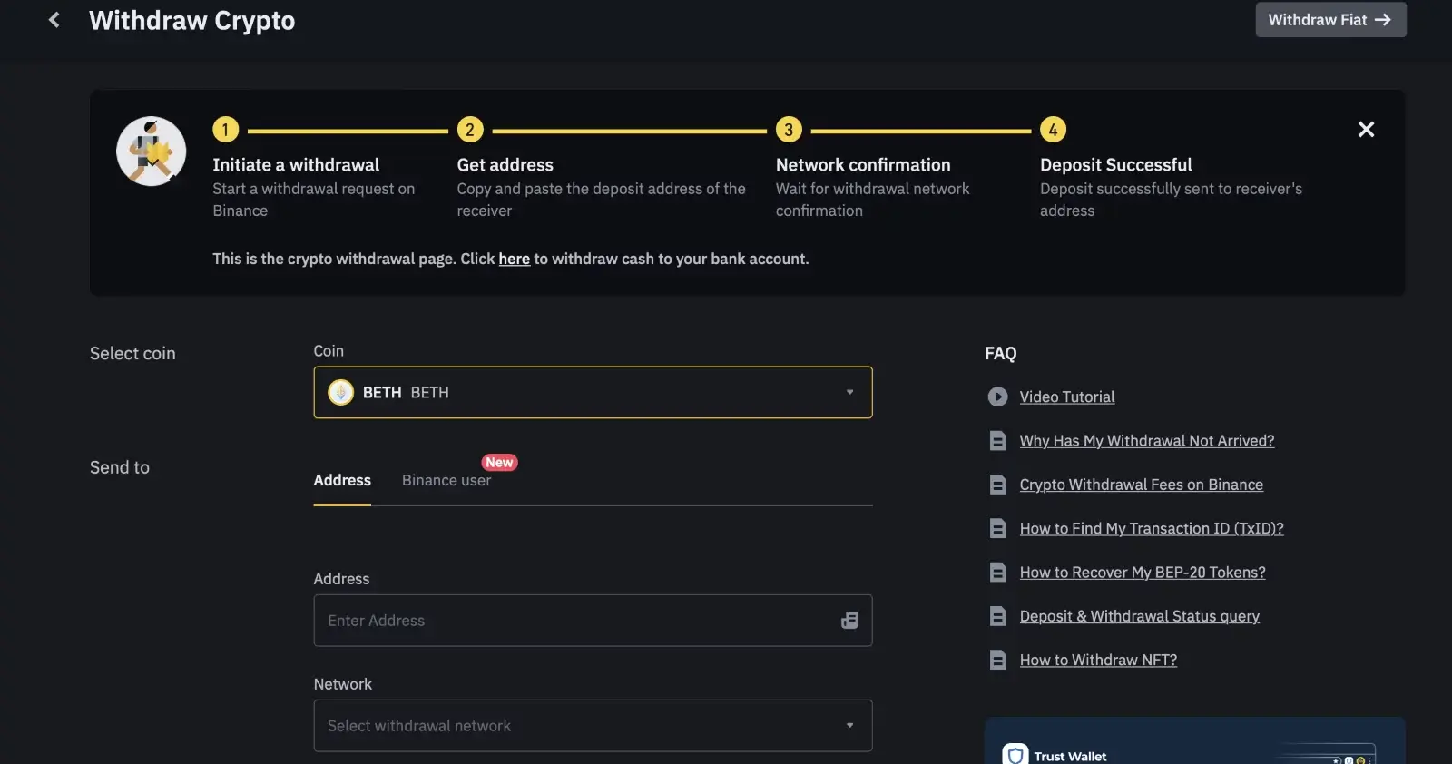 Step 3. Send Ethereum to Your MetaMask Wallet