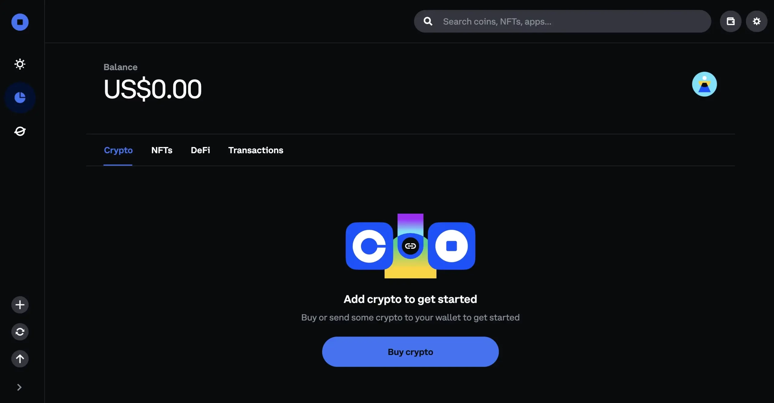 Step 3: Start trading on your Coinbase Smart Wallet