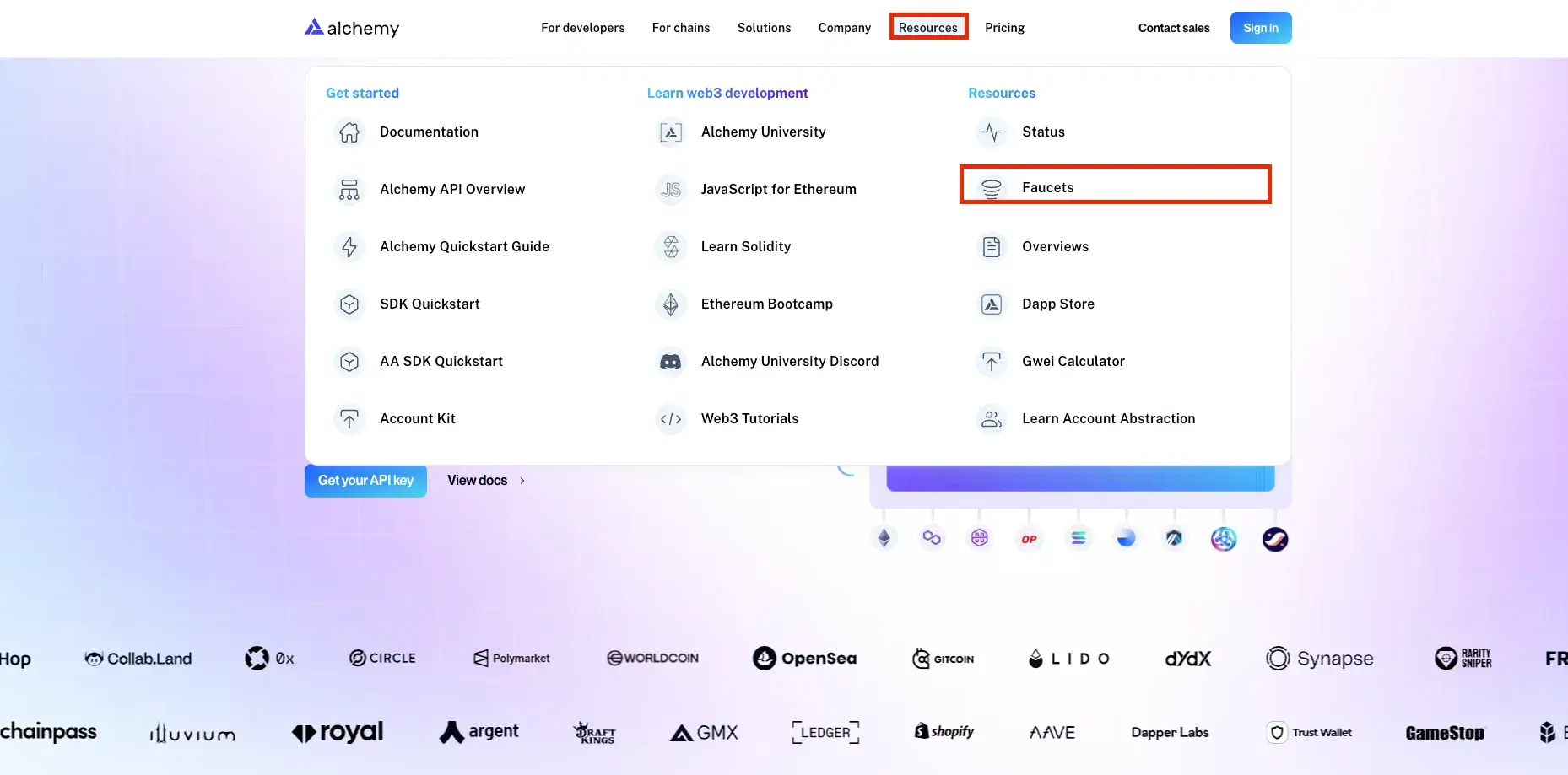 Step 2. Access the Sepolia Faucet on Alchemy