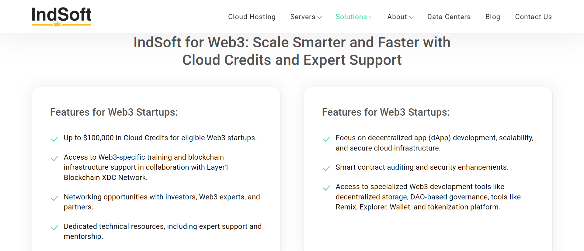 Breaking News: IndSoft Unveils $100K Cloud Credit Program to Supercharge Web3 Startups