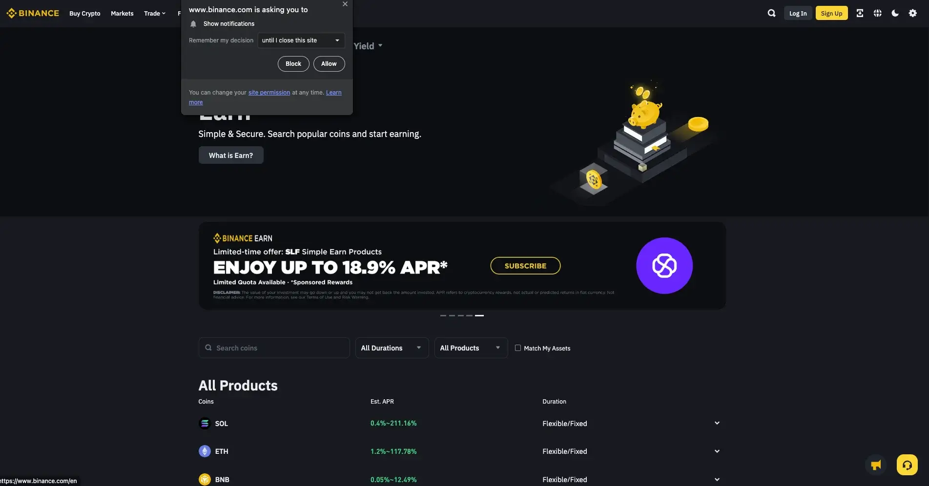 Binance - Best Alternative to DeFi Yield Farming Based on Its Versatility