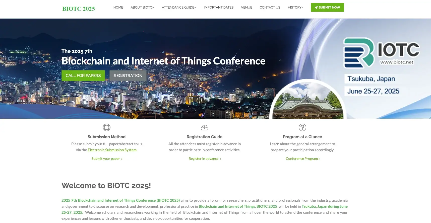 29. BIOTC 2025 - Blockchain and Internet of Things Conference