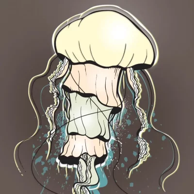 8. Honeydew Popsicle Jellyfish