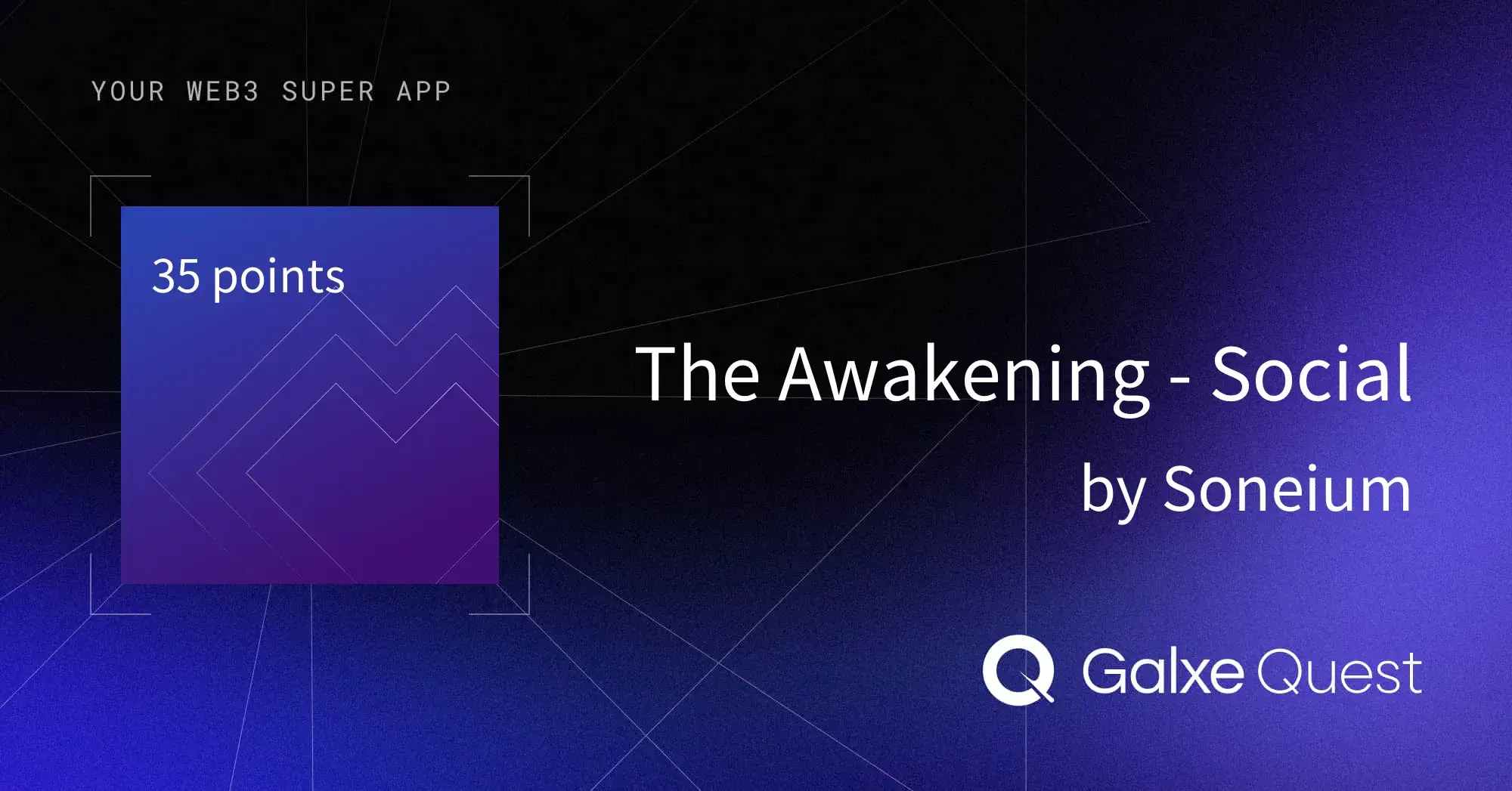 The Awakening – Social Airdrop by Soneium