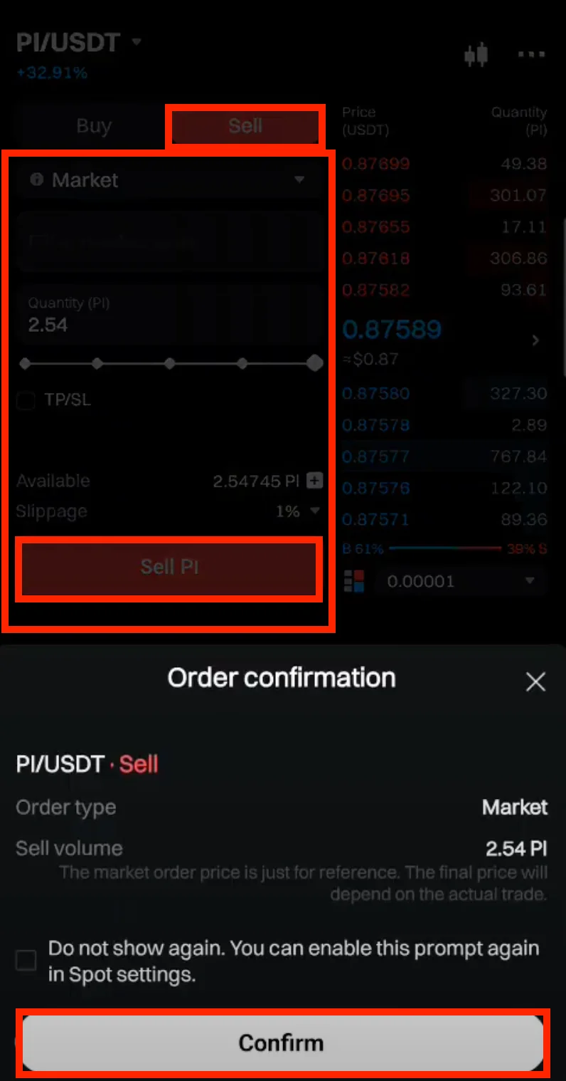 Step 3. Sell Your Pi Coins