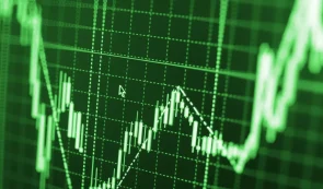 Bullish trend - green chart