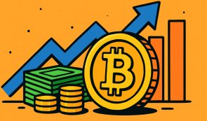 Bitcoin and Money drawn