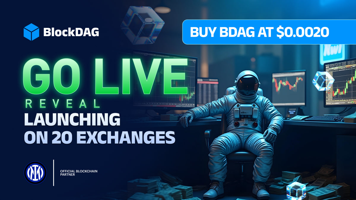 BlockDAG Sets Price at $0.0020 Until June 13 as 2,520% BDAG Growth & 20 Upcoming Exchange Listings Drive Demand