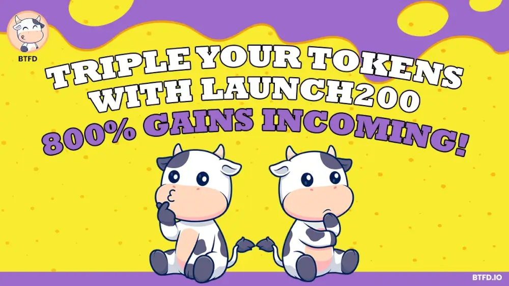 BTFD Coins $6.73M Presale BoomsTop New Meme Coins to Buy This Week With $3K to $270K Moon Math as Turbo and Moo Deng Stay Green