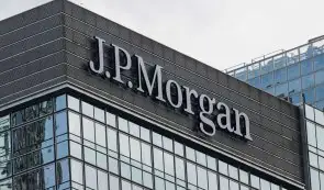 JPMorgan logo, Bank Building