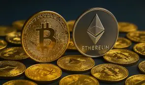 Ethereum and Bitcoin tokens