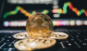 Ripple token on a keyboard