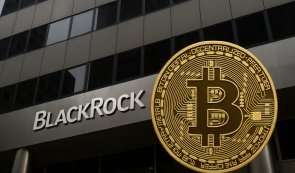 BlackRock Building and Bitcoin (AI-Generated)