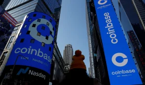 Coinbase on Time's Square