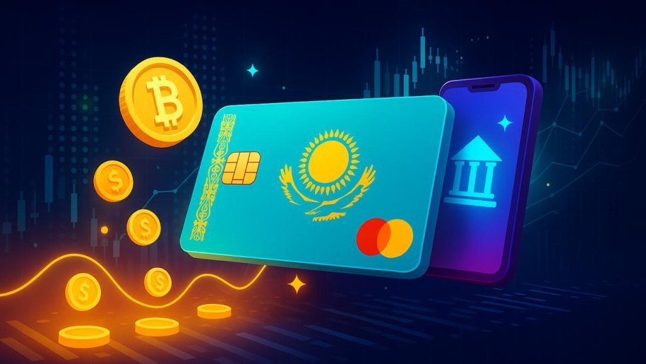 Kazakhstan Launches Crypto-to-Fiat Card Pilot With Five Major Banks