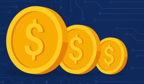 Picture showing dollar sign on coin representing stablecoin