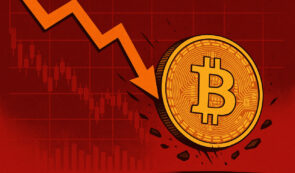 Bitcoin Price Crash - red