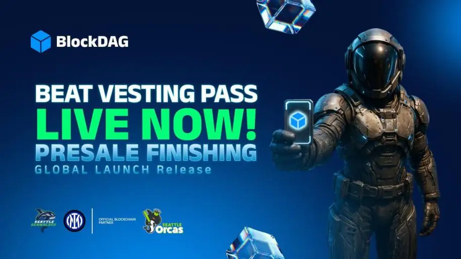 BlockDag domina com US $ 337,5 milhões e o Bating Vesting Pass, enquanto o HBAR mostra a força e a Trump Coin Consolidates