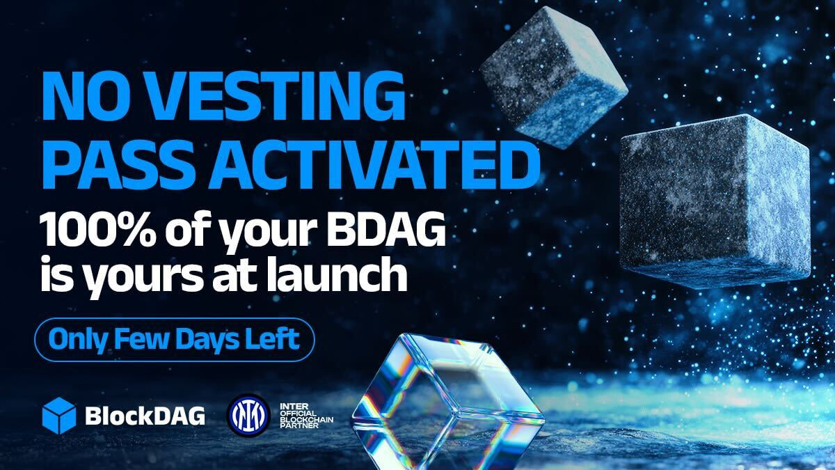 BlockDAG Enters Final Week of NO VESTING PASS; 100% BDAG Access Ending Soon As XRP Climbs And TAO Targets A $5K Run