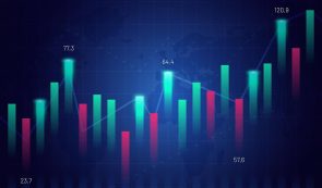 Market chart candlesticks