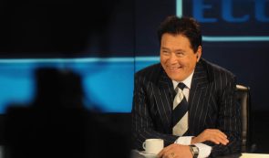 Rich Rad, Poor Dad Author Robert Kiyosaki Being Interviewed