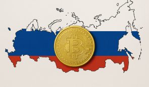 Russia territory and a bitcoin