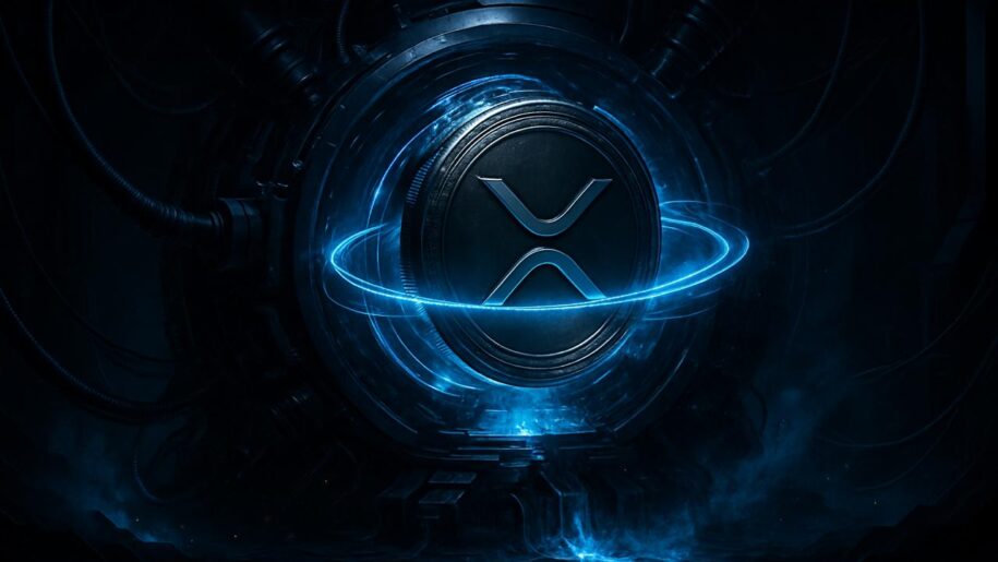Two altcoins on a chart background