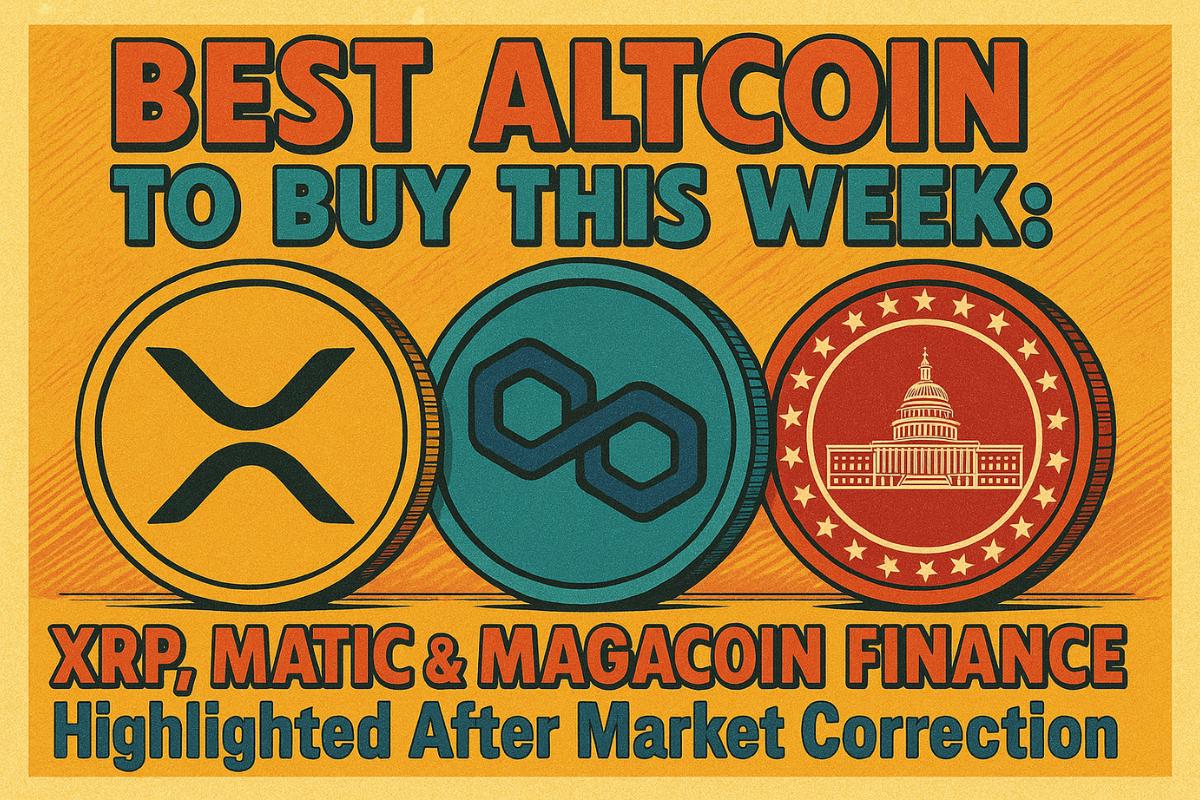 Best Altcoin to Buy This Week: XRP, MATIC & MAGACOIN FINANCE Highlighted After Market Correction