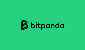 Bitpanda logo and green background