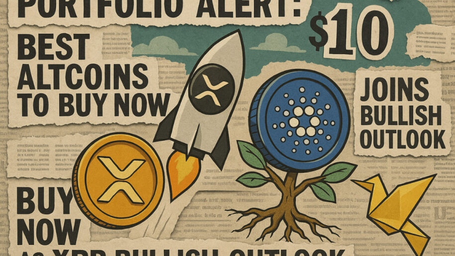 Portfolio Alert: 3 Best Altcoins to Buy Now as XRP Targets $10 & Cardano Joins Bullish Outlook