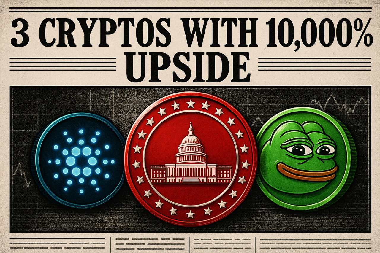 MAGACOIN FINANCE, Cardano & PEPE Seen as 3 Best Cryptos With 10,000% Upside