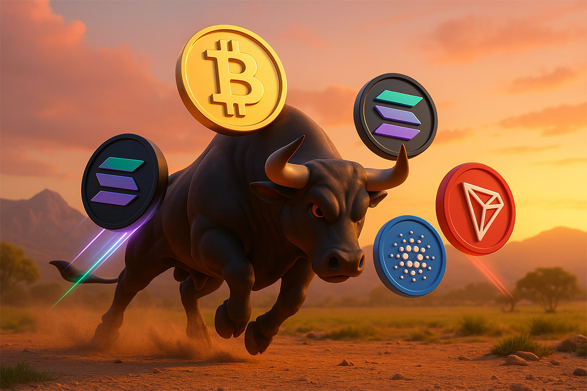 Best Crypto to Buy Today 2025: Bitcoin, Solana, Cardano & TRON Signal Major Bullish Reversal