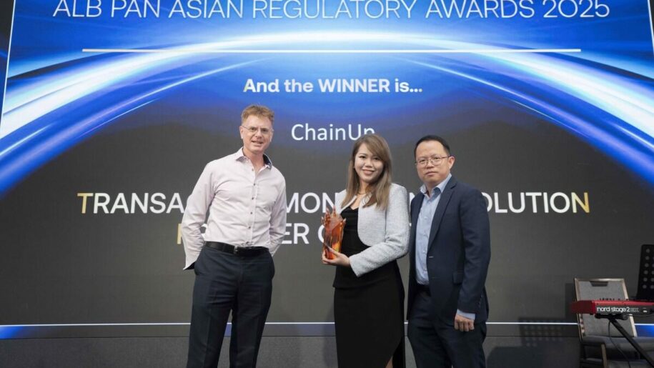 ChainUp Wins Top Crypto Compliance Technology Honor at Thomson Reuters-Presented Awards