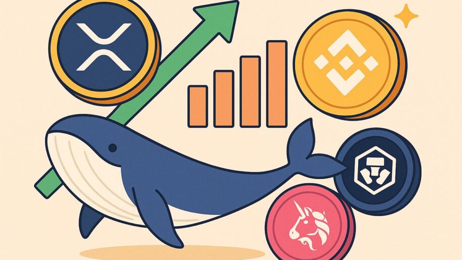 XRP, BNB Whale Wallets Expand 20% — UNI and CRO Named Undervalued Picks by Analysts