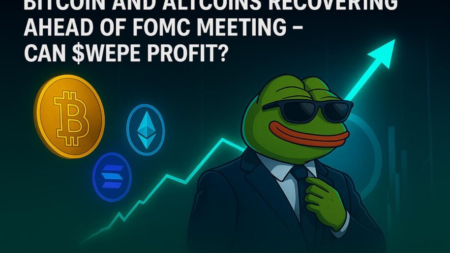 Bitcoin and Altcoins are Recovering Ahead of FOMC Meeting This Month – Could $WEPE Gain as a Result?