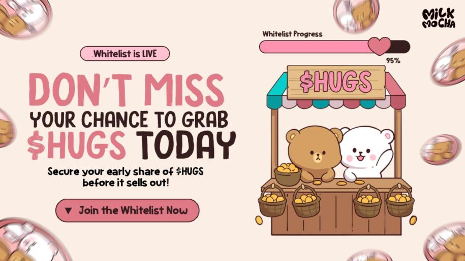 Why Milk & Mocha’s $HUGS Whitelist Frenzy Could Make It the Best Crypto to Buy in 2025