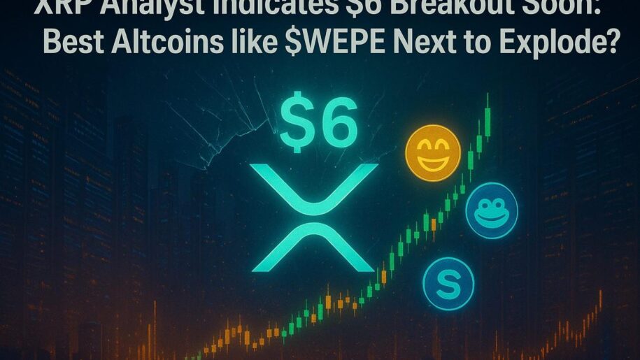 XRP Analyst Indicates $6 Breakout Soon: Best Altcoins like $WEPE Next to Explode?