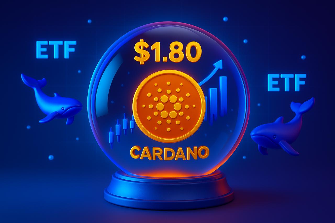 Cardano Price Prediction — ADA Eyes $1.80 as ETF Buzz and Whales Fuel Outlook