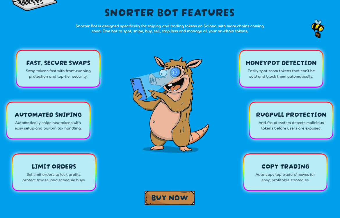 Snorter Bot’s main qualities