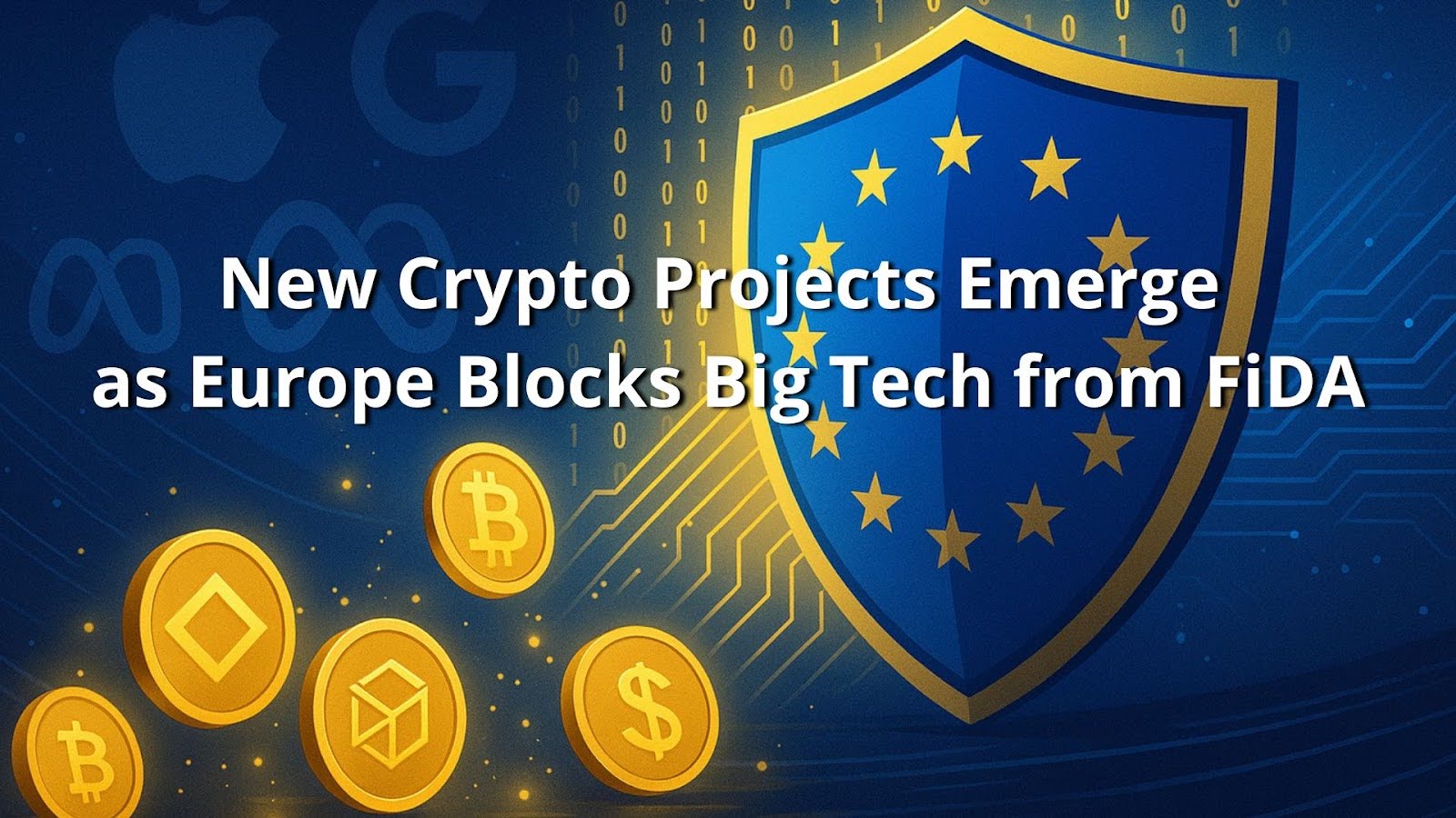 New Crypto Projects Rise as Europe Bars Big Tech from FiDA